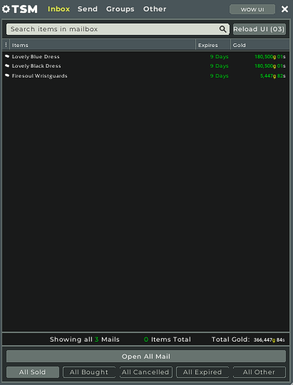 Still (slowly but surely) selling the #LovelyDresses

Not a bad investment a couple of months ago! Purchased these for between 5-35k each!

#WoW #Warcraft #WorldofWarcraft #GoldMaking #GrahransWoWGold #Blog #Transmog