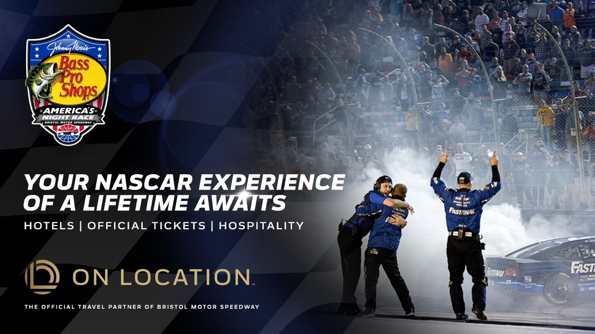 Head to Bristol Motor Speedway with an Official Ticket & Hotel Package from @OnLocationExp! With access to the best race tickets, stress-free transportation, top-notch accommodations, and once-in-a-lifetime experiences, you'll be living the high life all weekend long. https://t.co/M4CZ6ktUwZ
