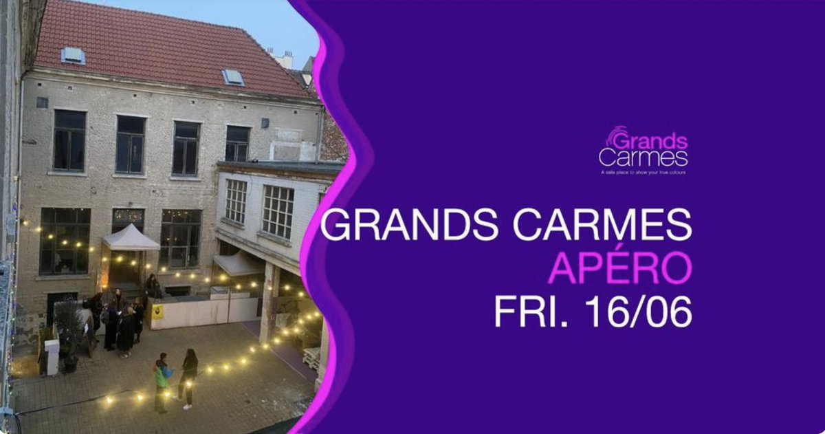 This evening, afterwork from 5pm at Les Grands Carmes!  Profits will be used to finance the work. Come and get your groove on with our DJs! 🕺🪩👯‍♂️🌈🏳️‍⚧️🏳️‍🌈
#GrandsCarmes
