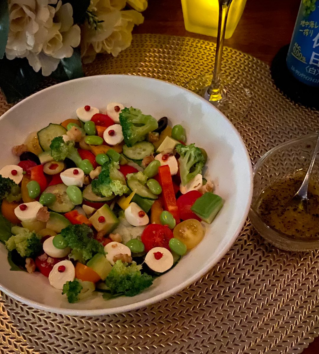 太鼓腹地中海サラダのレシピ