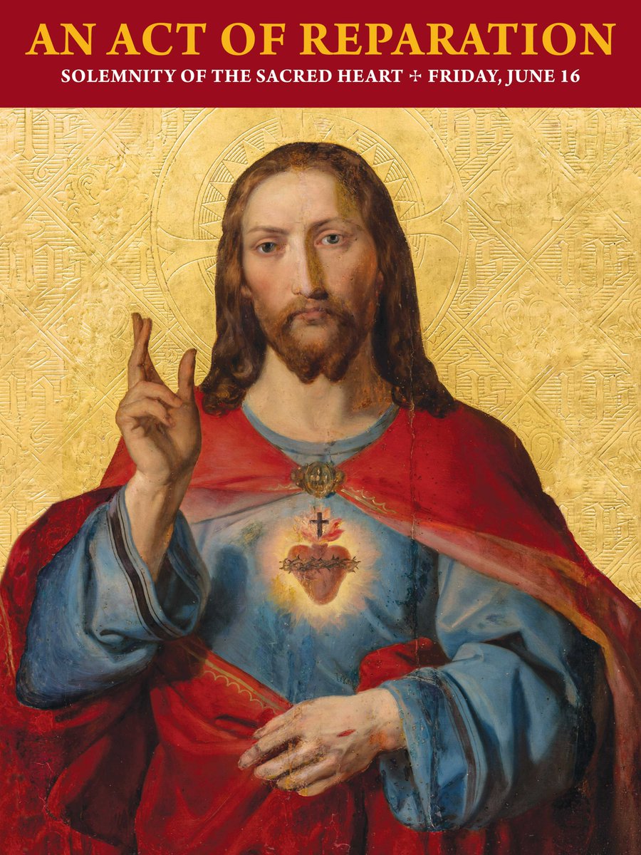 Make an act of reparation and draw closer to the source of salvation in the heart of Jesus: kofc.org/en/resources/c… “The Heart of Jesus is the ultimate symbol of God’s mercy – but it is not an imaginary symbol, it is a real symbol, which represents the center, the source from…