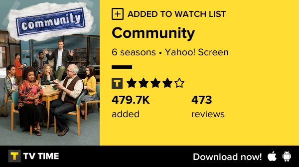 berat1972's tweet photo. I've just started following Community https://t.co/1YrHLGcg76 #tvtime https://t.co/yN38gIypQb