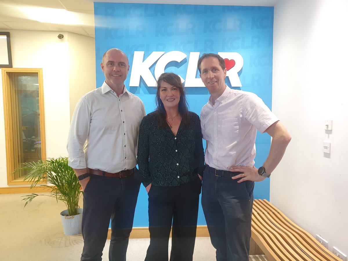 Thanks to the ever cheery Brian Redmond for having us on @kclr96fm #friday panel. Kathy was joined by Brian from @carlowchamber to talk all things summer, the upcoming #imeldamay concert and much more. #weekend #weekendvibes