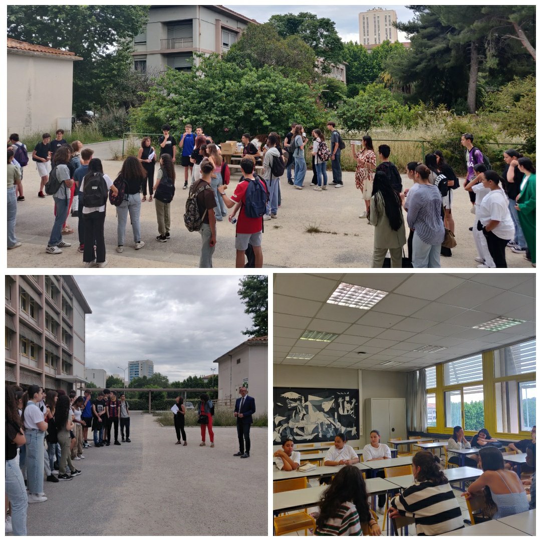 Nos Cordées de 3ème ont été accueillis par  M.Gosselin, proviseur du Lycée Dumont D'Urville, et les Cordées de 2nd pour une belle journée d'échanges et une visite des lieux. Merci pour ce moment de partage!
#orientation
#liaisoncollegelycee
#CordeesDeLaReussite
<a href="/MyriamFarsac/">Myriam Farsac</a>