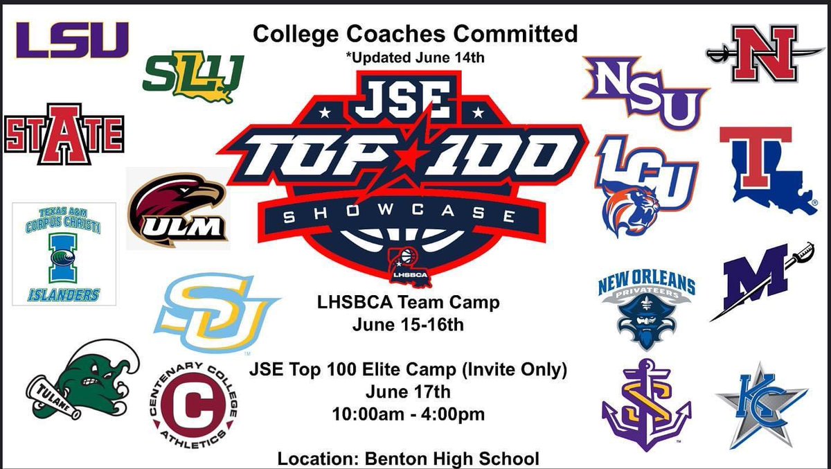 @OuachitaLadyLions will be playing today at the JSE TOP 100 showcase 

Ouachita vs Sterlington <a href="/9am/">9AM NEWS</a> 
Benton intermediate COURT 2 

Ouachita vs South Beauregard <a href="/1/">1</a>:20pm 
Benton High School COURT 3 

Come check out the lady lions <a href="/LionUpWBB/">Southeastern Women's Basketball</a> <a href="/LSUwbkb/">LSU Women's Basketball</a> @ULM_WBB <a href="/GreenWaveWBB/">Tulane Women's Hoops</a>