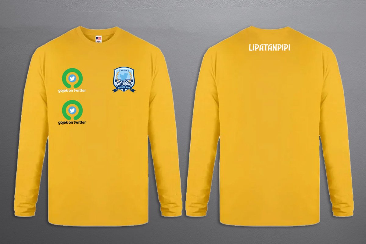 #GOTSPORT T-SHIRT Official <a href="/GojekOnTwitt/">GOJEK ON TWITT</a>

Yuk yang mau samaan sama driver panutan GOT,  bulan ini langsung dieksekusi. 

"Bajunya item mulu"
Tenang, kamu bisa request kok!

Untuk deskripsi selanjutnya ada di bawah ya ⬇️⬇️⬇️
