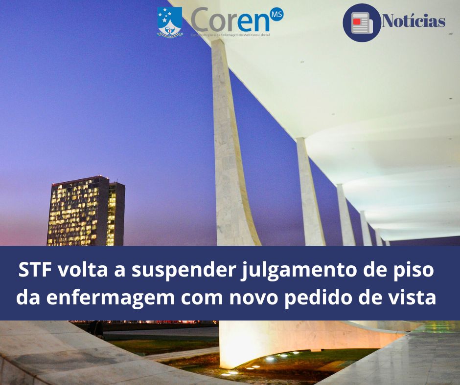 CorenMS's tweet image. Poucos minutos depois de o STF retomar o julgamento que trata do piso, o ministro Dias Toffoli fez um pedido de vista, suspendendo novamente a votação.

Com a manutenção da decisão enquanto o caso não termina de ser julgado, o setor privado terá de arcar sem auxílio.