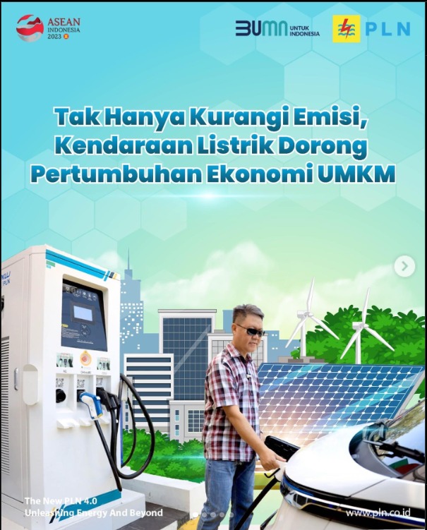 ISusantoo_xxKl's tweet image. Halo, Electrizen!

Penggunaan kendaraan listrik di Indonesia menjadi ladang bisnis baru bahkan menyentuh Usaha Mikro Kecil Menengah (UMKM).

Yuk beralih ke kendaraan listrik!

 #SPKLU #PLNKalselteng #KendaraanListrik #PLN #PLNUntukIndonesia
#UnleashingEnergyandBeyond
#Pakaimolis