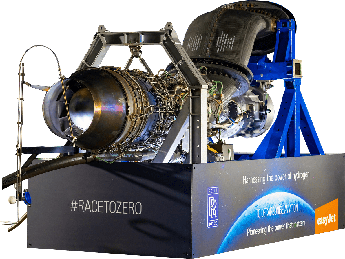 bdlipresse's tweet photo. Der nächste Schritt hin zu #TakeOffToZero: @RollsRoyce &amp; @easyJet testen das weltweit 🌍 erste mit #Wasserstoff betriebene Flugzeugtriebwerk. Ein bedeutender Meilenstein auf dem Weg zu klimaneutralem Fliegen✈️.#WDW2023 #PioneeringAerospace 
Mehr Infos 👉 https://t.co/dZ6Z2T3Zvx https://t.co/vm8j4ASIWA