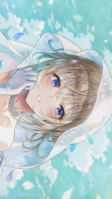 手描きの花嫁  イラスト原画をヤフオクで出品しています