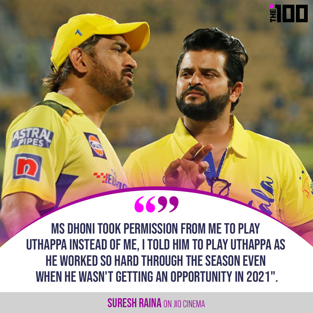 That's what Dhoni and Raina's bond truly represents🙌

#MSDhoni #SureshRaina #IPL