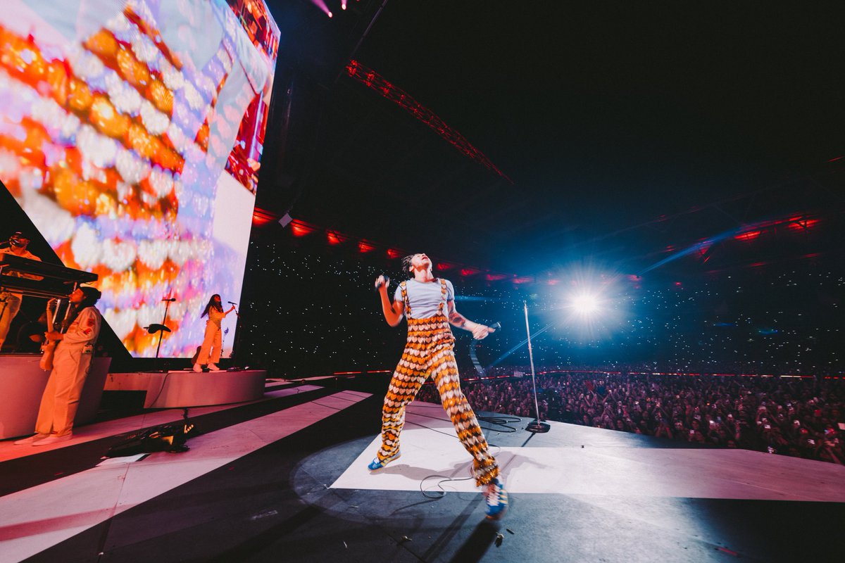 Harry on stage at Wembley Stadium in London, UK - 14 June 

📸 <a href="/LloyddWakefield/">Lloyd Wakefield</a>