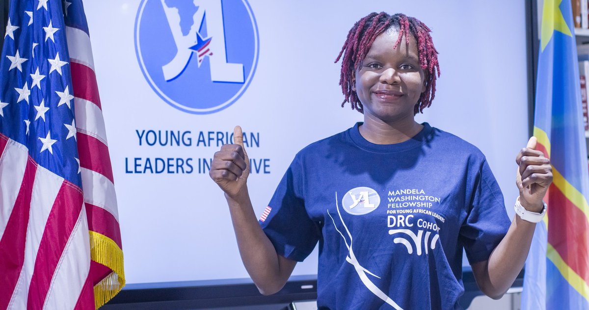 PetronieNgoie's tweet photo. So happy to announce you that i've been selected among 18 brilliant brain of DRC 🇨🇩 to attend to @WashFellowship.
I'll be hosted at @TexasLonghorns for six weeks of intensive training program in #leadership #business
#5Days #To_Go 🇨🇩✌️🇺🇸 https://t.co/2P4FNE7Ebb