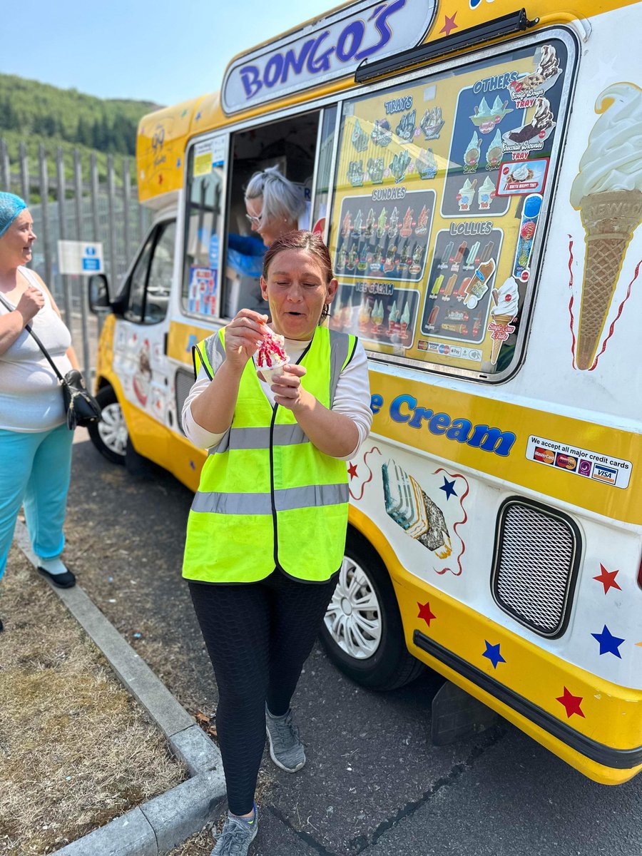 A well deserved treat for all of our staff today!🌞🍦
