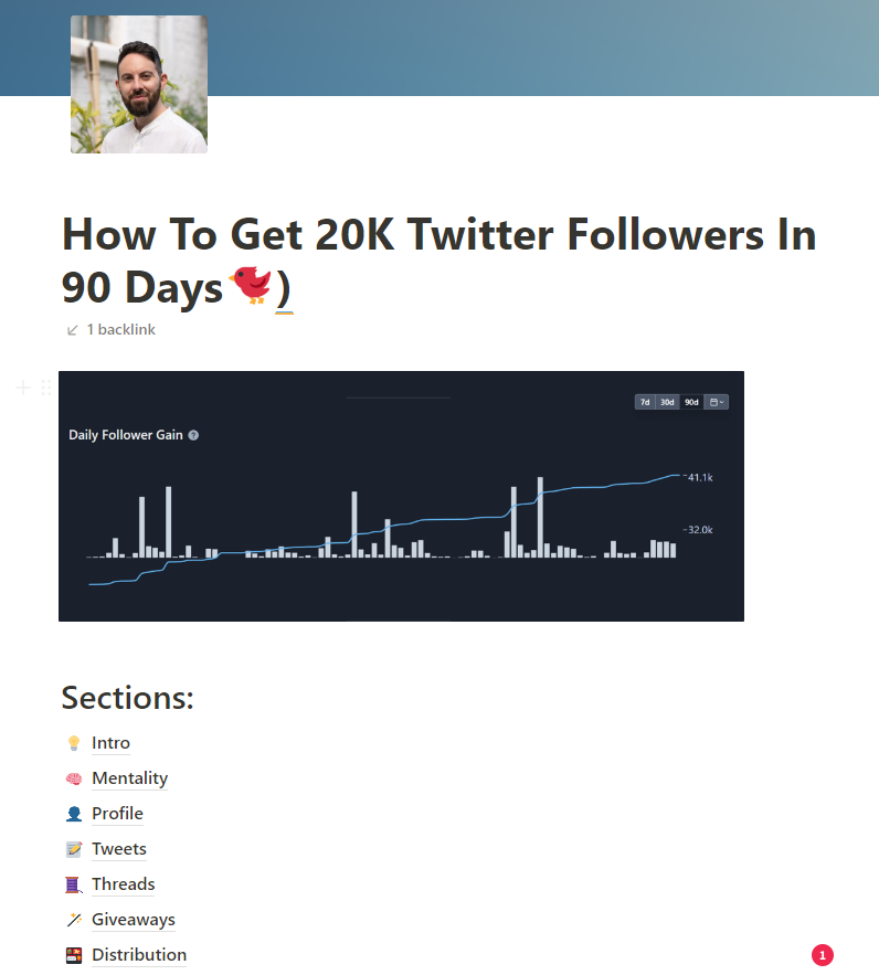 I've gained 20,000 new followers In 90 days 

And I'm going to show you EXACTLY how I did it

• Threads
• Profile setup
• Content distribution
Etc.

Just:

• Like
• Retweet
• Comment "Grow"

And it's yours:

(Must be following so I can send)