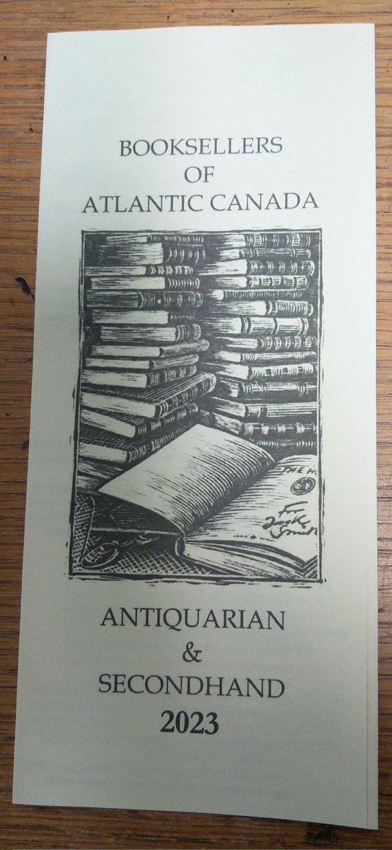 #HotOffThePress: the 2023 #Booksellers of #AtlanticCanada brochure. Sixteen #NovaScotia #bookstores, and four #NewBrunswick #bookdealers. If you're planning a #Maritimes #holiday this summer, pick up your copy today! #bookTourism