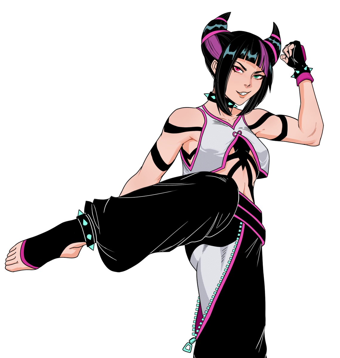 ZigZaan's tweet photo. #Juri #JuriHan #StreetFighter6  #SF6 https://t.co/AKAsNCNCum