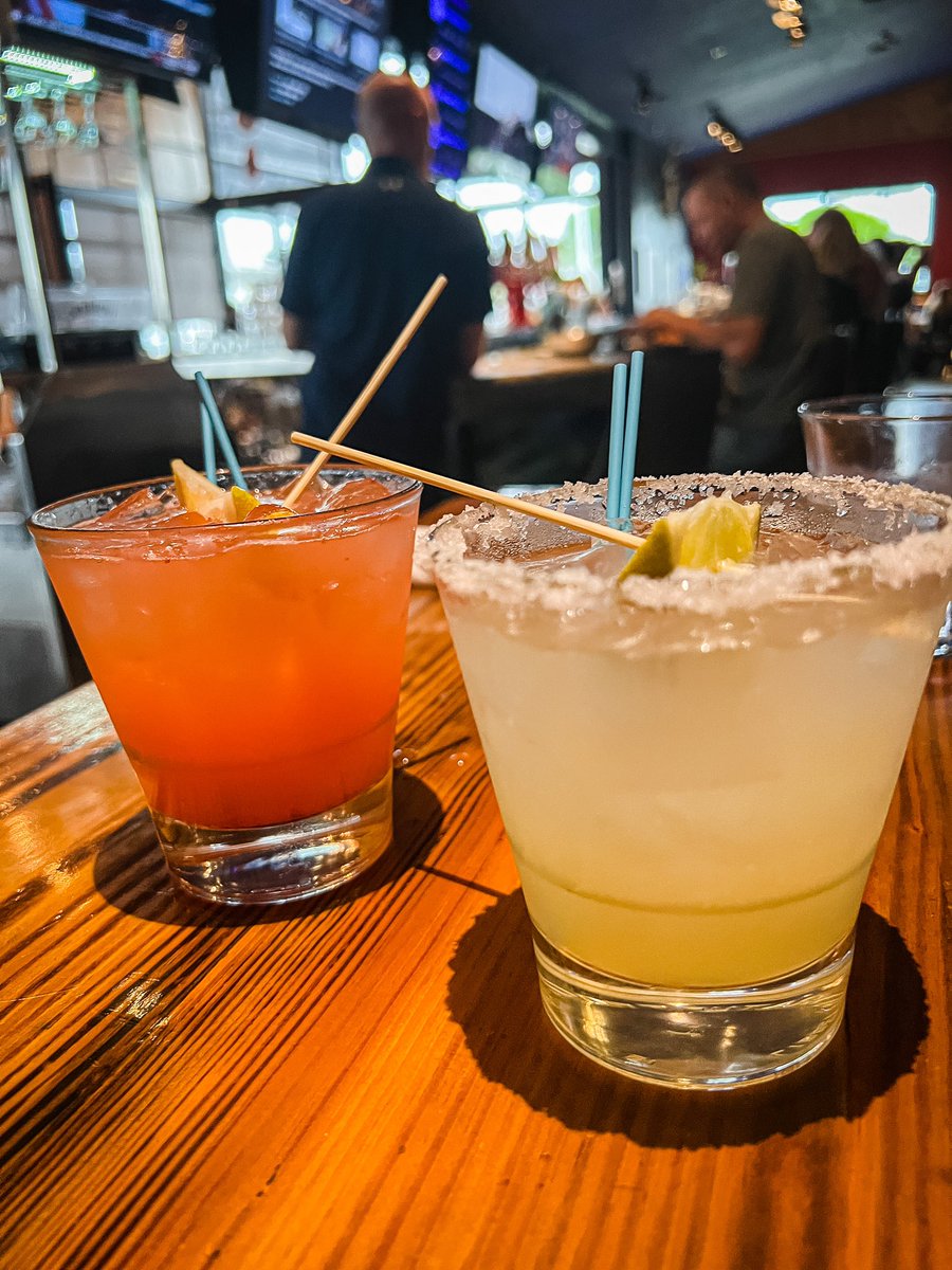 Rising Tide Tap and Table cocktails and starters!  The Remix and a Marg! 

HAPPY Hour is daily until 6:00 pm. It includes $2 off domestic beer and $5 well cocktails. 🌅🦑🏝️

#risingtidetapandtable #capecanaveral #portcanaveral  #brevardcounty #spacecoast #321happyhour