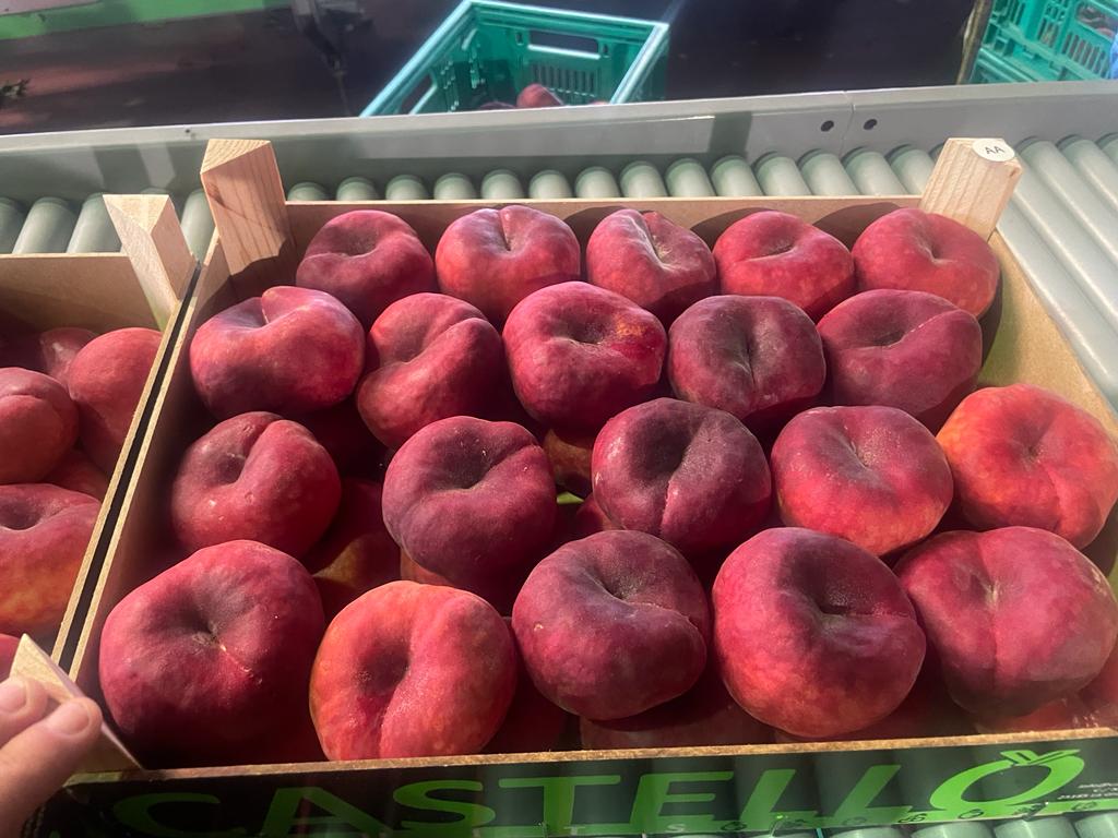 Flat peaches do they get any better than this 😍