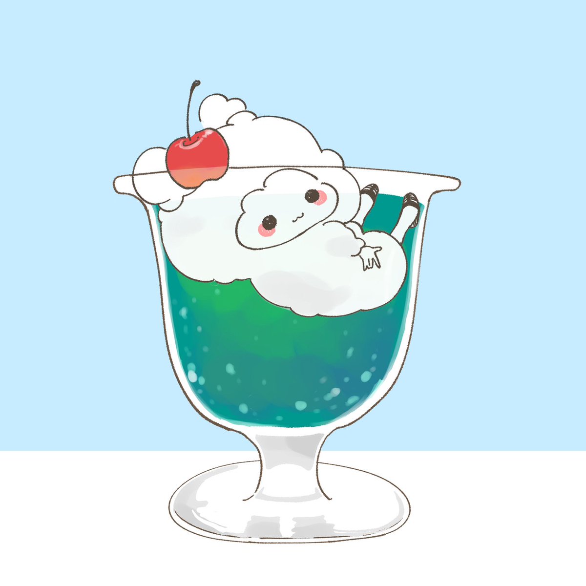 🍒しろちゃんクリームソーダ🍒

#イラスト #illustlation #ゆるかわ #絵描きさんと繋がりたい #イラスト好きさんとつながりたい #ゆるい絵 #イラスト好きな人と繋がりたい