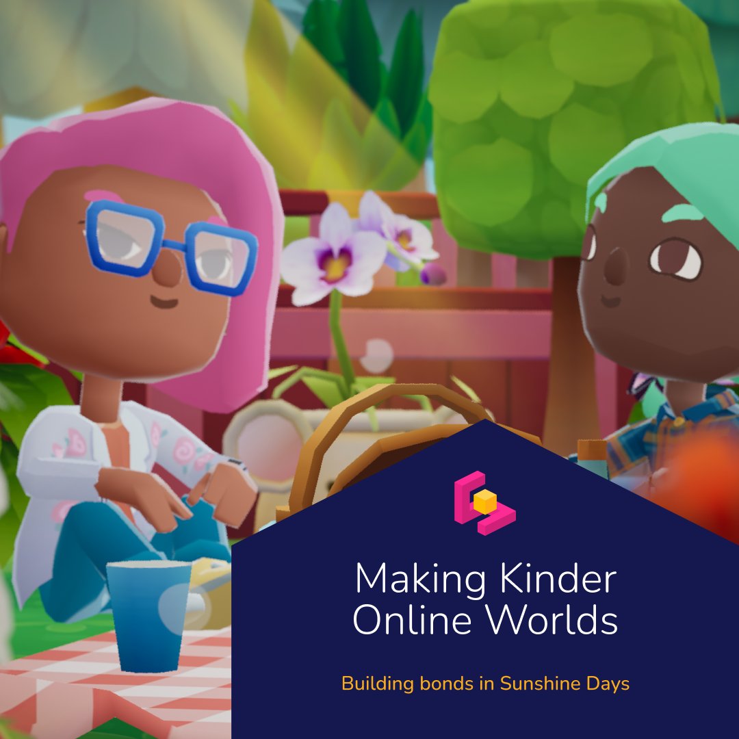 📰NEW BLOG POST!

With Sunshine Days, we're building a game  where players can connect, make friends, &amp; enjoy positive interactions. 💌

We're dedicated to giving the tools to our players for them to cultivate a safe, kind community.

Read more below!
❤️netspeakgames.com/blog/kinder-wo…