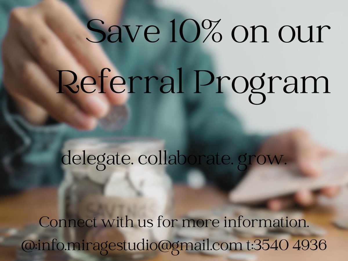 Save 10% on your next #invoice when you #refer a #SmallBusiness to our #B2Bnetwork. Visit our website miragestudiosd.wordpress.com for more information #WhatsApp wa.me/c/26835404936 t's & c's apply. #MirageStudio #eSwatini #SMEsupport #BuildYourBrand #B2Bmembers #SmallBusinessLove