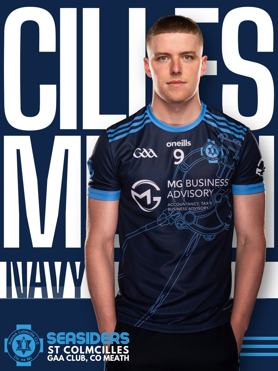 From concept to reality, a photoshoot & graphic design to finish. The new @StColmcillesGAA jerseys are now CLUB jerseys for all ages and are selling from club shop & O'Neills website. Local history with a modern finish #tarabrooch #gaa #kitlaunch #meathgaa #cilles #gaabelong