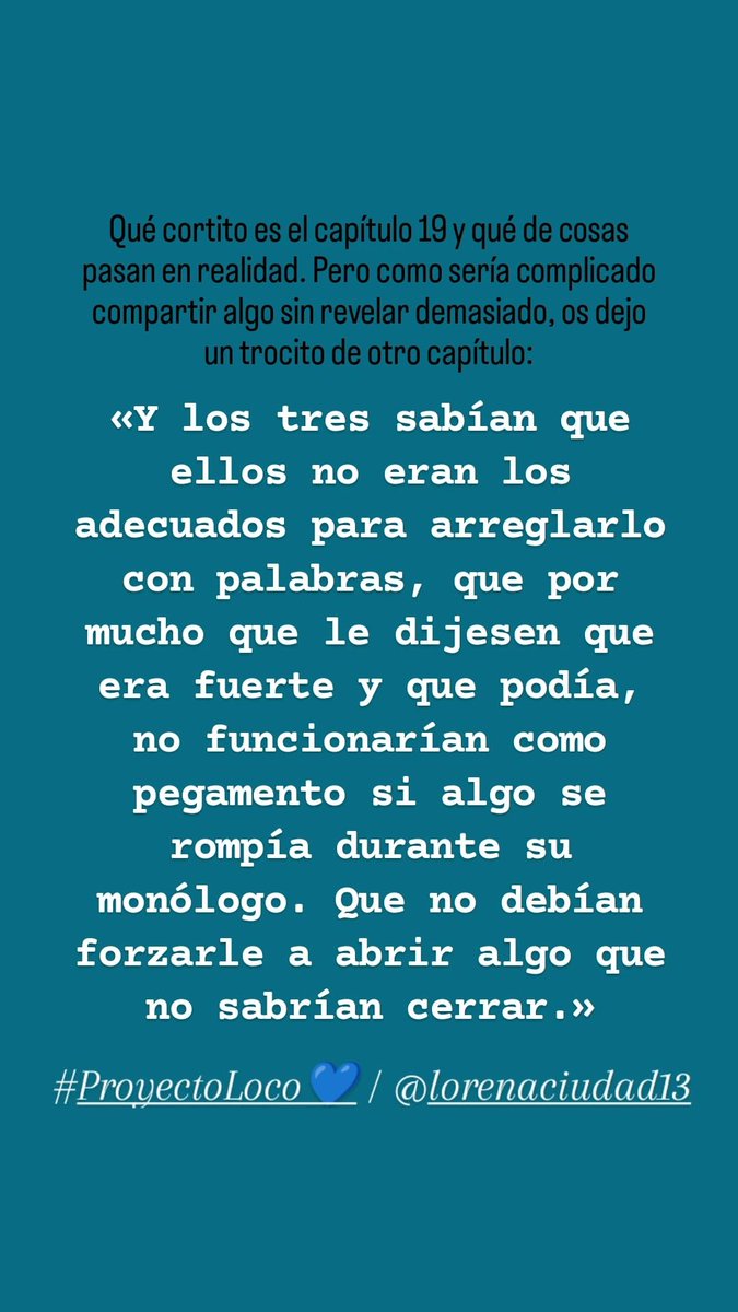 LorenaCiudad13's tweet photo. #ProyectoLoco💙 / @lorenaciudad13 https://t.co/gEW4RKWBHx