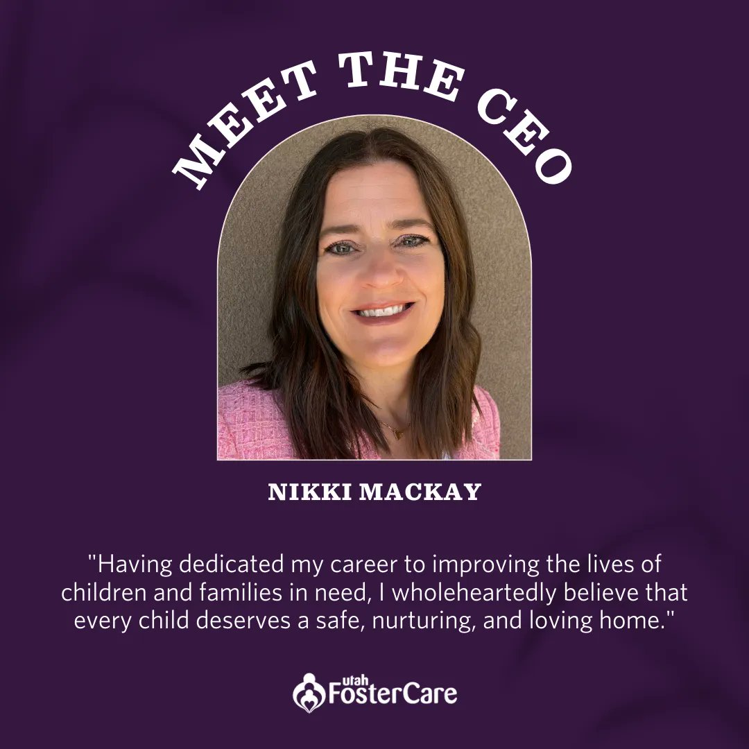 We're proud to introduce Nikki MacKay as Utah Foster Care's new CEO! Her commitment to our community will undoubtedly shape a brighter future for vulnerable children in foster care. Letter from the CEO: buff.ly/3JfHQqx