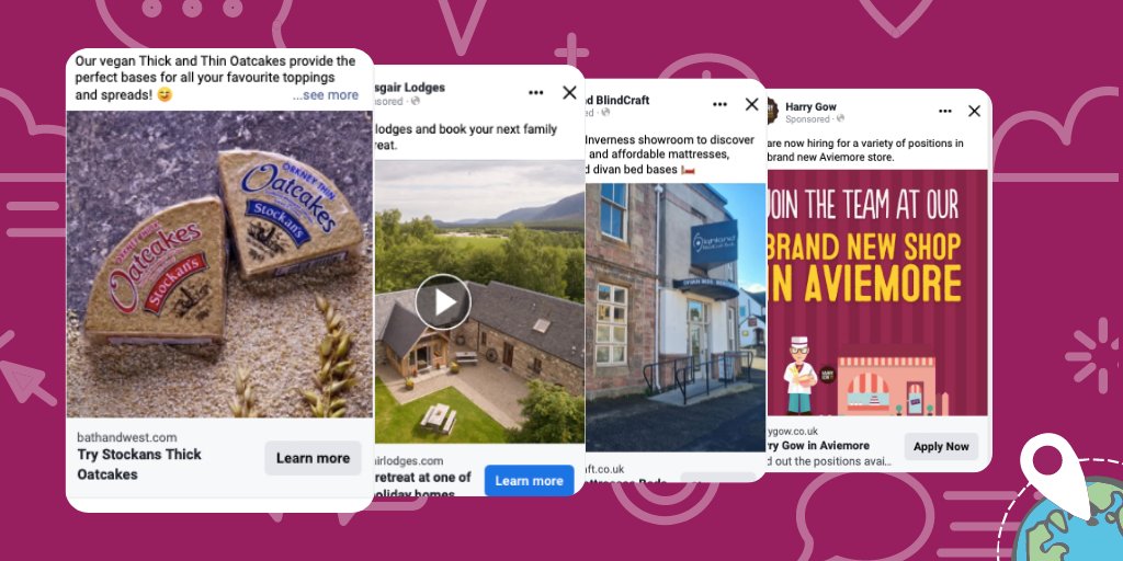 A good #SocialMediaAd campaign will help drive your sales and bookings, as well as increase the awareness of your brand. – but at #PlanitScotland, we strive for great! 

Discover all the ways we'll help get your brand in front of all the right people.
