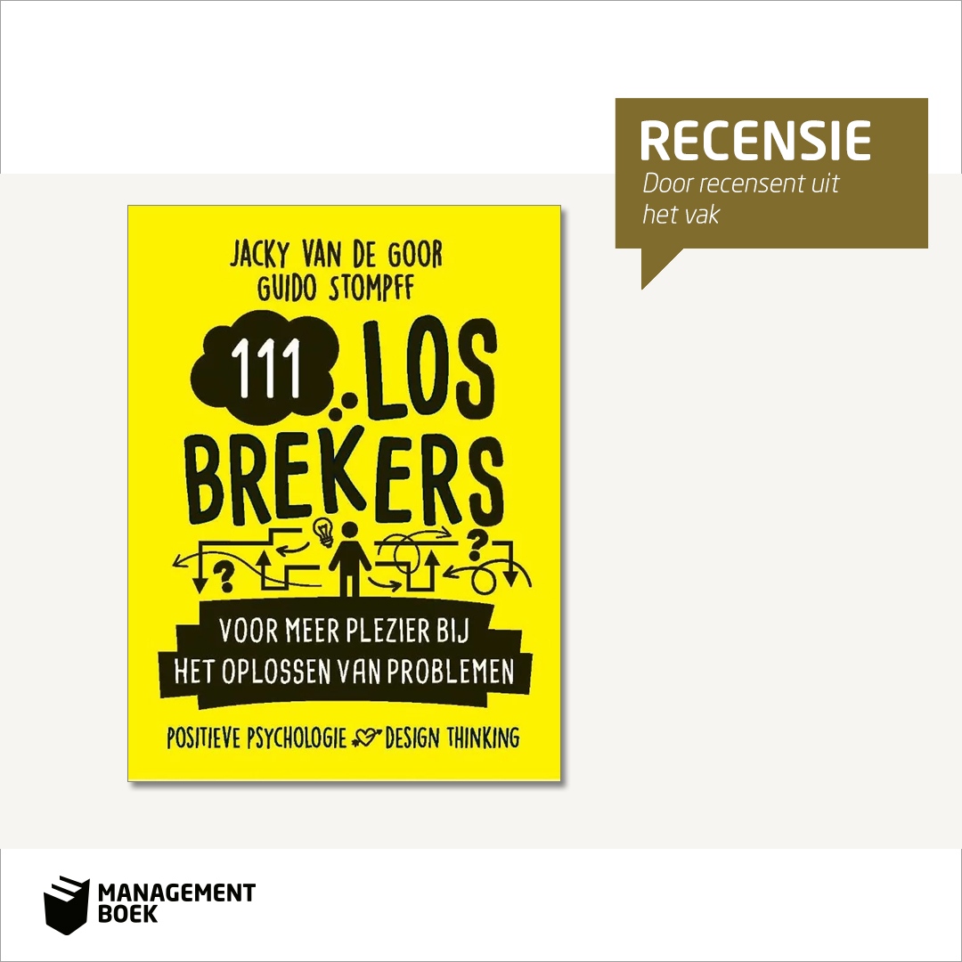 'Dit boek is funest voor je vakjes. Verwachtingen moeten aan de kant. Het is design thinking én positieve psychologie. Rare combi, toch? ' Hans de Witte-van Mierle over '111 losbrekers voor meer plezier bij het oplossen van problemen’ > l8r.it/q93S #review #boekentip