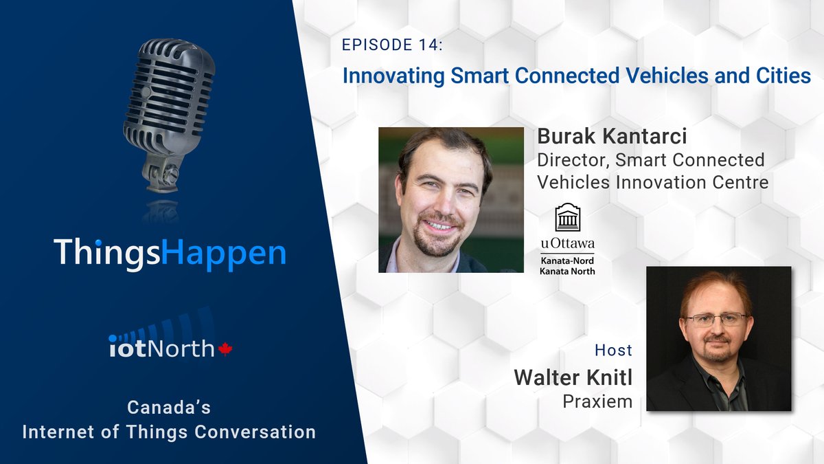 What are the #MachineLearning, #ai  & real-time modeling challenges in #AutonomousVehicles & #smartcities

🎙️ directory.libsyn.com/episode/index/…

Learn from @burakKantarci at @uottawakn 
 in the @KanataNorthBA tech park - w/ host @waltofk

#digitaltransformation #gcdigital #iotcommunity