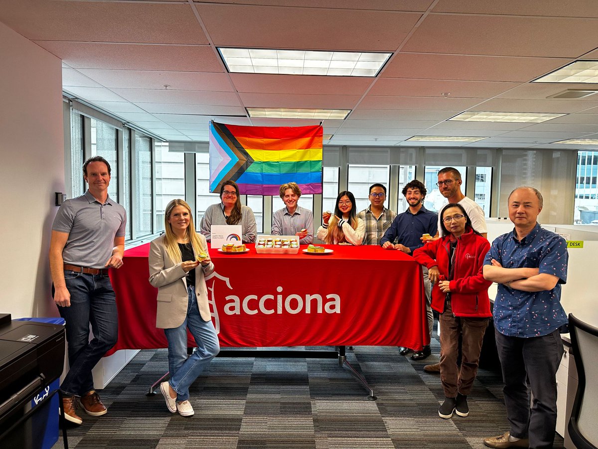 🏳️‍🌈 Happy #PrideMonth from all of us at ACCIONA Canada 🏳️‍🌈

Let’s celebrate and propel diversity in all its shapes and colours, this month and every month!

#ACCIONAteam #PeopleACCIONA #loveislove