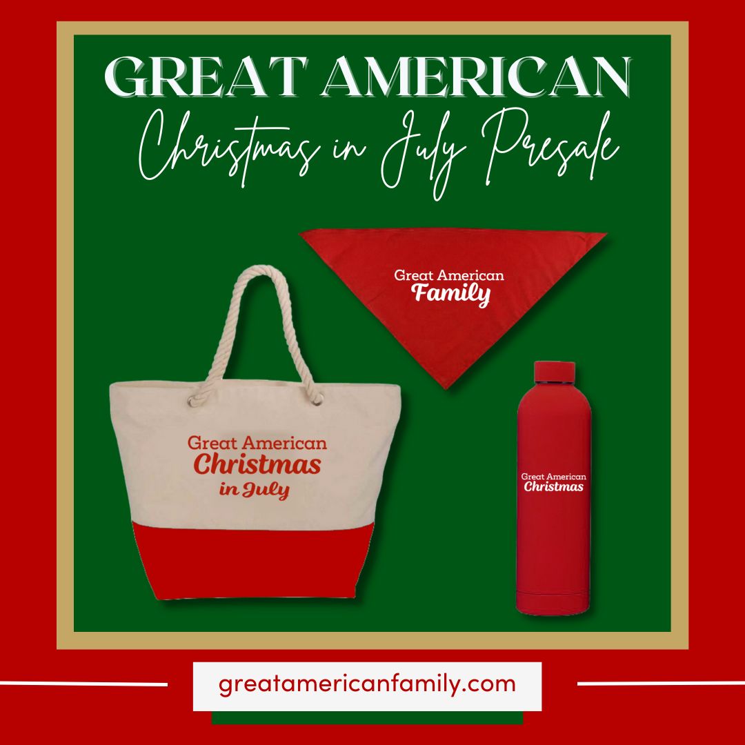 Treat yourself to a little something fun for #GreatAmericanChristmas in July! Preorder NOW through June 25 at midnight ET! 🎄

ORDER HERE: 1919ee.myshopify.com 

#GreatAmericanFamily #WelcomeHome