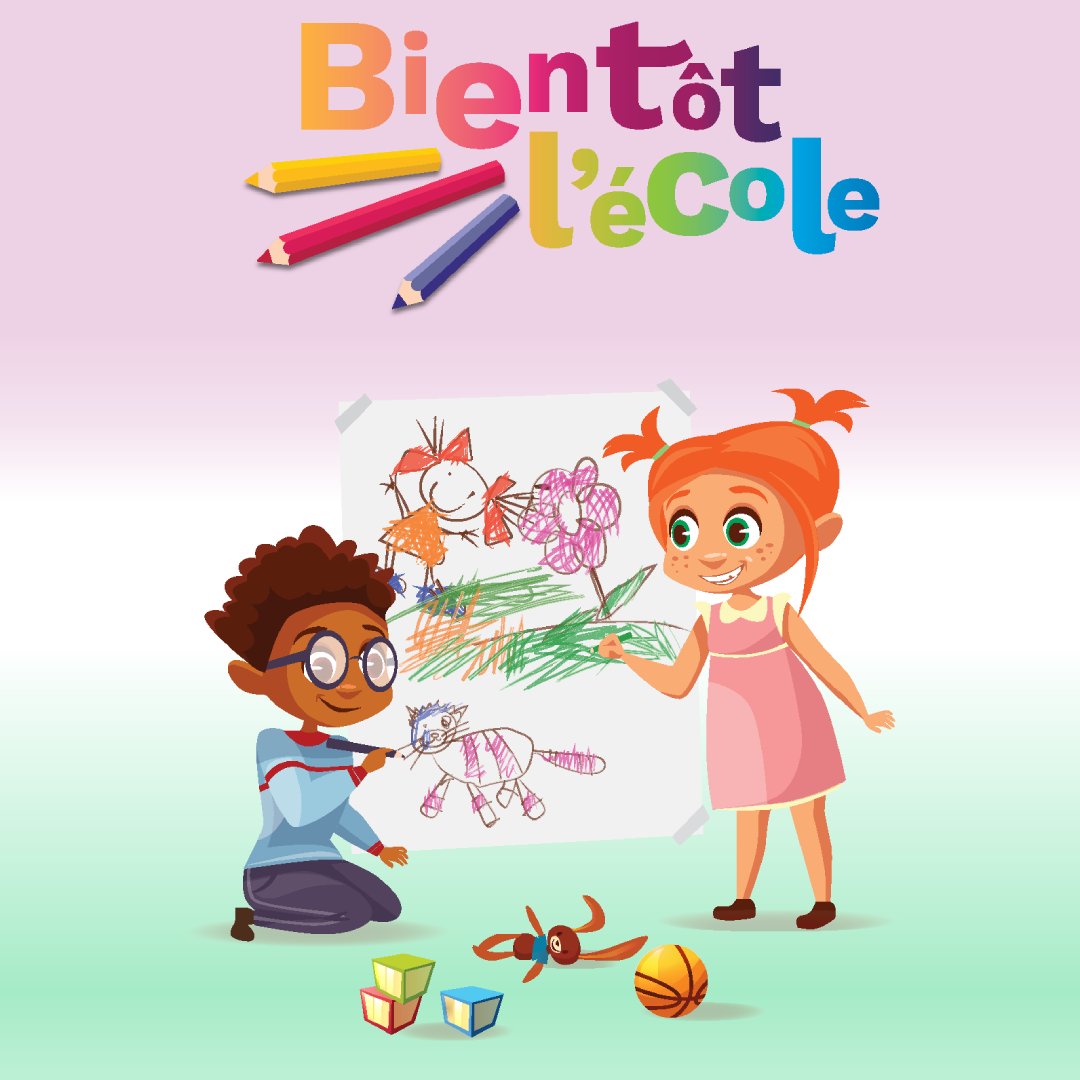 Préparez votre enfant à la maternelle en vous connectant à la session virtuelle Bientôt l'école, le jeudi 22 juin, de 18h à 19h! Votre enfant et vous pourrez participer à des activités de classe et un cercle de chansons. Pour plus d'informations: csviamonde.ca/inscription/bi…