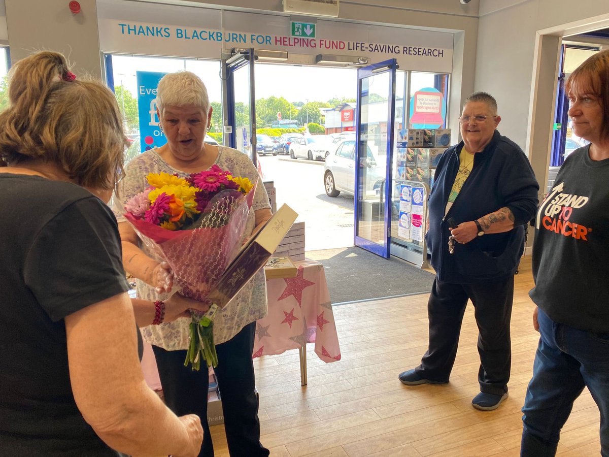 Happy birthday to Fern, one of our volunteers who goes above and beyond for the charity. We hope you have a great day!. #volunteering #blackburn #cruk