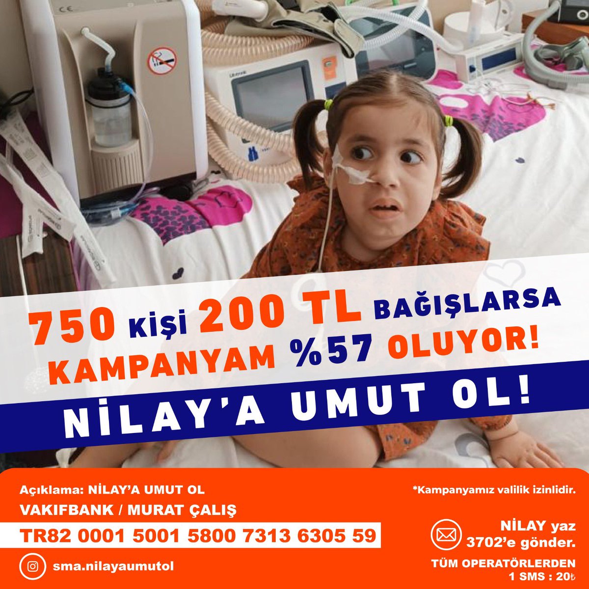 ❗️%57 İÇİN GERİ SAYIM❗️
750 kişinin 200TLsiyle %57 olacağız.Nilayımıza desteklerinizi bekliyoruz

#cwene #BİST100 Abdüllatif Şener Aziz Yıldırım #karne #bizibırakmaardagüler Ali Koç Vladimir Putin Oğuzhan Koç Davut Gül Siyasal Cumamız sinan oğan Kurban Bayramı #emekli #Sansürsüz