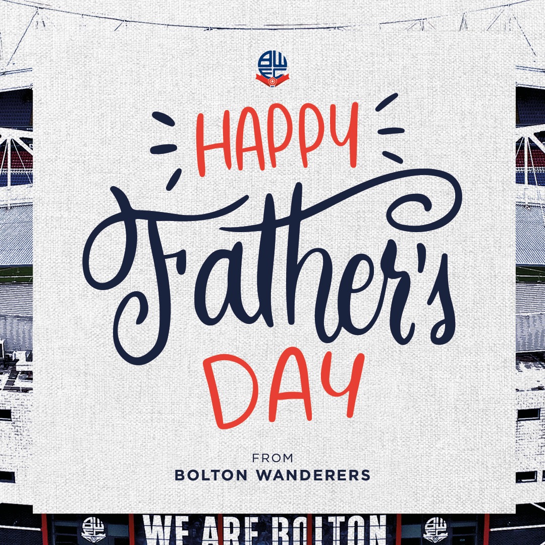 To all celebrating, have a great day! 🎉😊

#bwfc | #FathersDay
