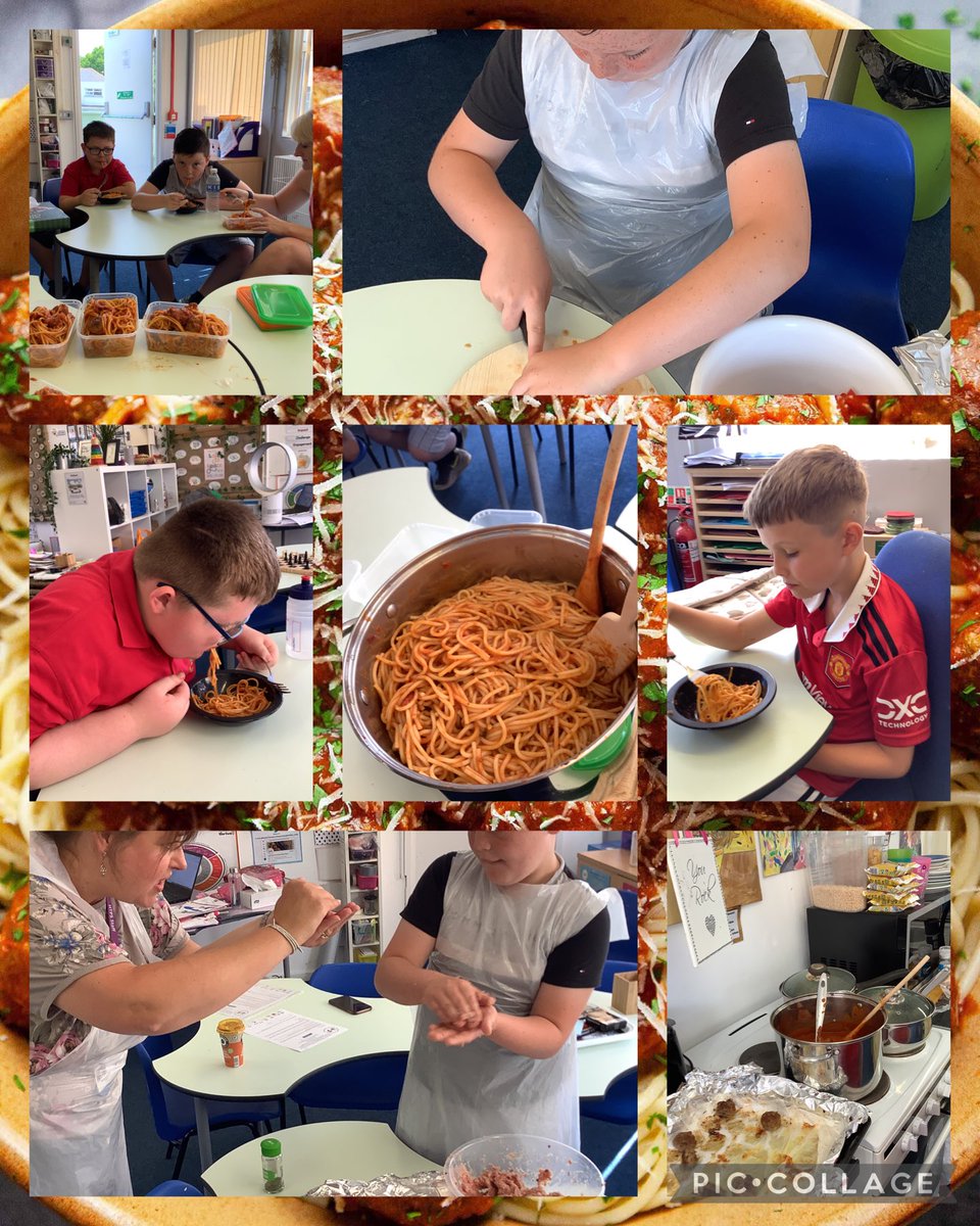 HTPSMrs_Pullin's tweet photo. Scrummy, Yummy Fridays! Homemade spaghetti and meatballs in a fresh tomato sauce today. Thank you ⁦@HerbiesHut⁩! Buono! 😋❤️🍝⁦@HTPSchool⁩ https://t.co/ZNbV20W9ab