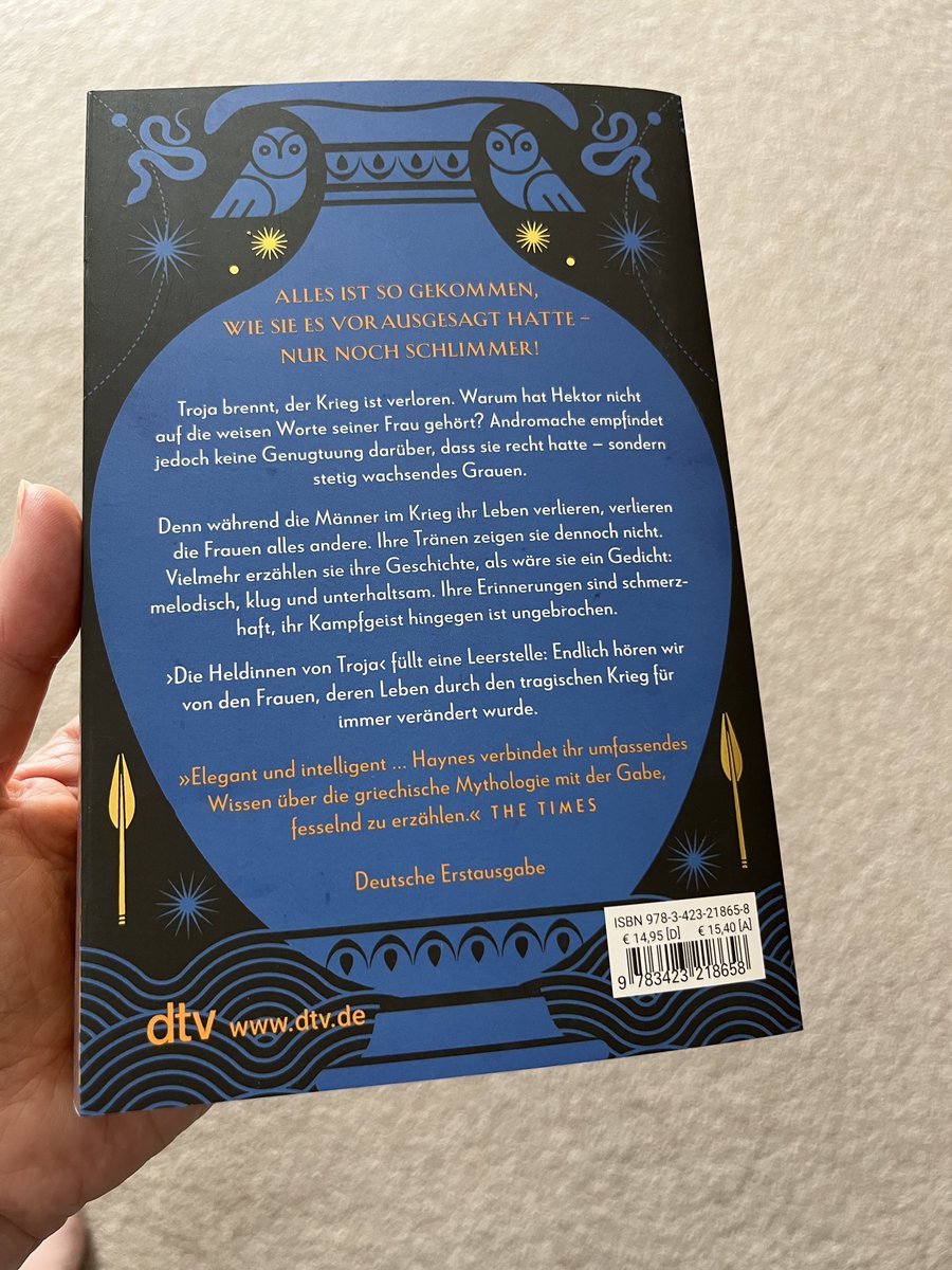Natalie Haynes (@officialnhaynes) on Twitter photo Thank you <a href="/dtv_verlag/">dtv Verlag</a> for publishing A Thousand Ships in Germany! It’s such a beautiful edition, too - I’ve never seen a wraparound like this gold one before! 🤩📘 Thank you <a href="/dtv_verlag/">dtv Verlag</a> for publishing A Thousand Ships in Germany! It’s such a beautiful edition, too - I’ve never seen a wraparound like this gold one before! 🤩📘