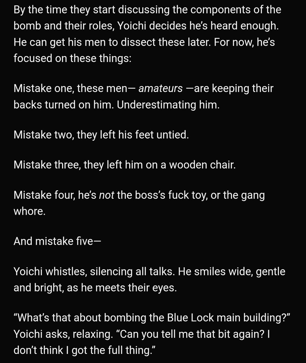 tacaremitchi's tweet photo. TW // violence

chapter 2 is out! lowkey follows #allsagiweek2023 @allsagishipweek day 6: enemies/rivals to lovers but in...a different way.

heed tags in original tweet AND additional warnings in chap notes! 

https://t.co/04WjMWQs5t

snippet below! https://t.co/BRkeIPeMsM