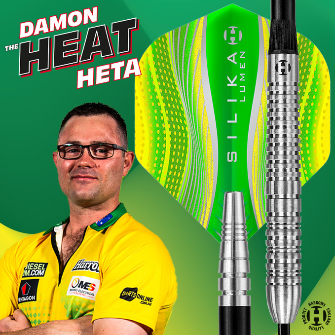 @DamonHeta180 is back in action for Team Australia this evening when they take on Gibraltar in Group C at the World Cup of Darts.

Good luck Damo!

#TeamHarrows #DefyLimits