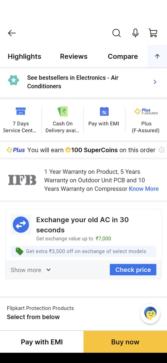 Bhuvanesh_2410's tweet photo. #Flipkart #Exchange your old AC in 30 seconds height of #Bogus Are these Ad/campaign legal in #DigitalIndia #GuinnessWorldRecord @nch1915 https://t.co/B4kIOxqGp0