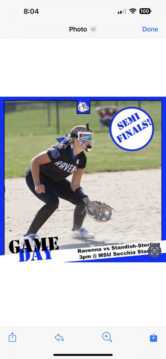 SoftballRavenna's tweet photo. Game Day!! https://t.co/NmWUieTns3