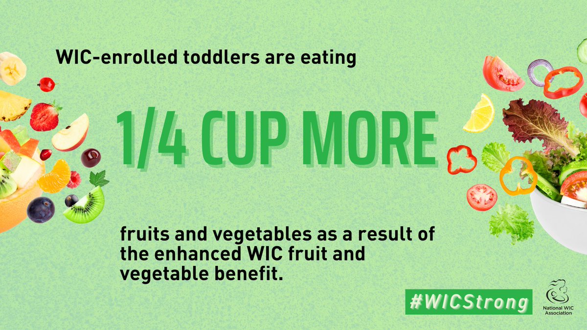 We stand with the @natwicassoc for the WIC Week of Action as we raise awareness and take action to make sure that WIC receives the funding it needs to continue fostering healthier families.

Let your representatives know: We can’t go back! → bit.ly/WICStrong

#WICWorks