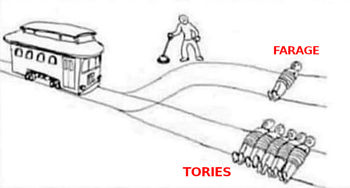 jdpoc's tweet image. The #TrolleyProblem, solved ...