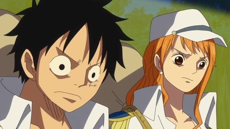 Luffy and Nami as Marines 😊
#ONEPIECE