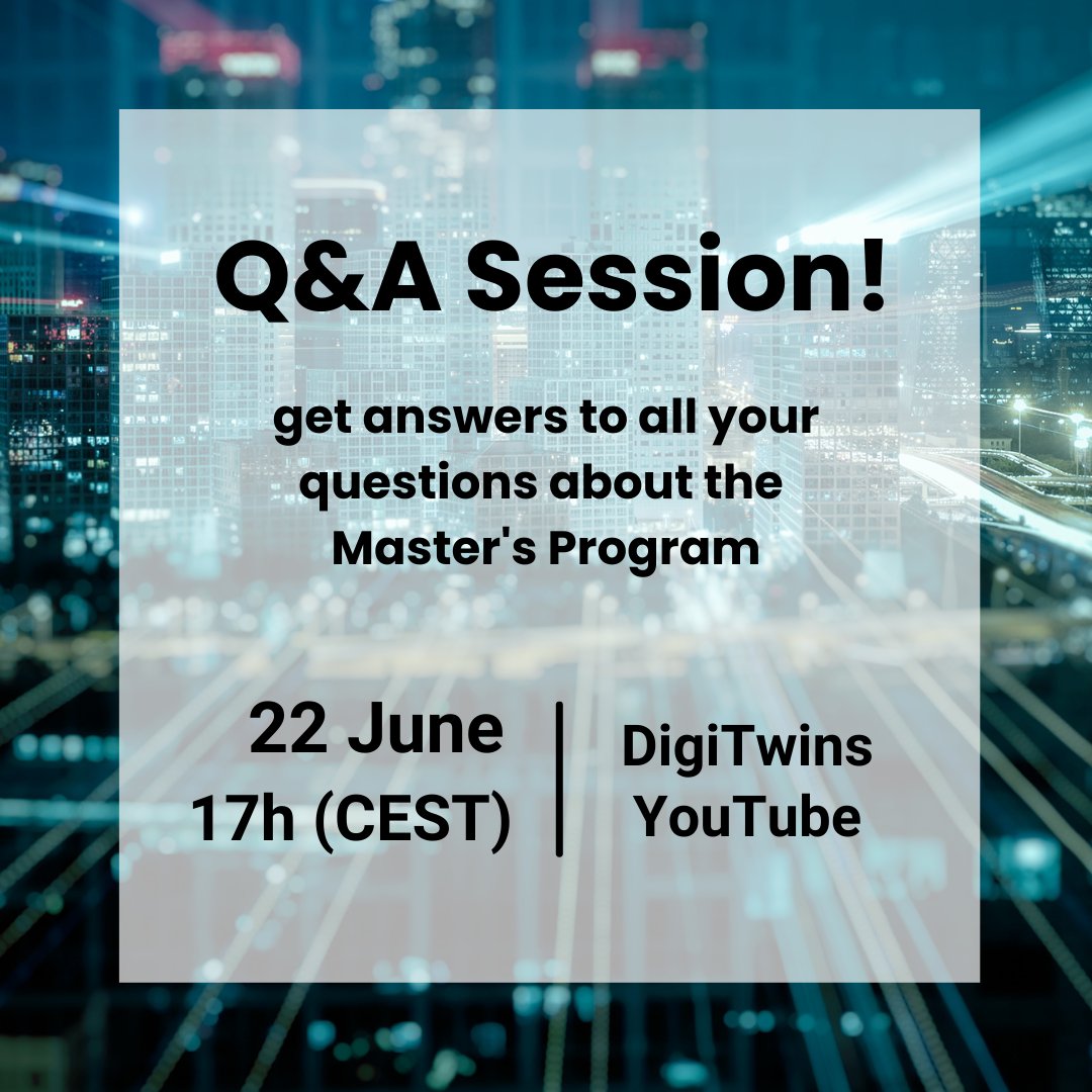 Digital Twins - Infrastructures & Cities tweet media