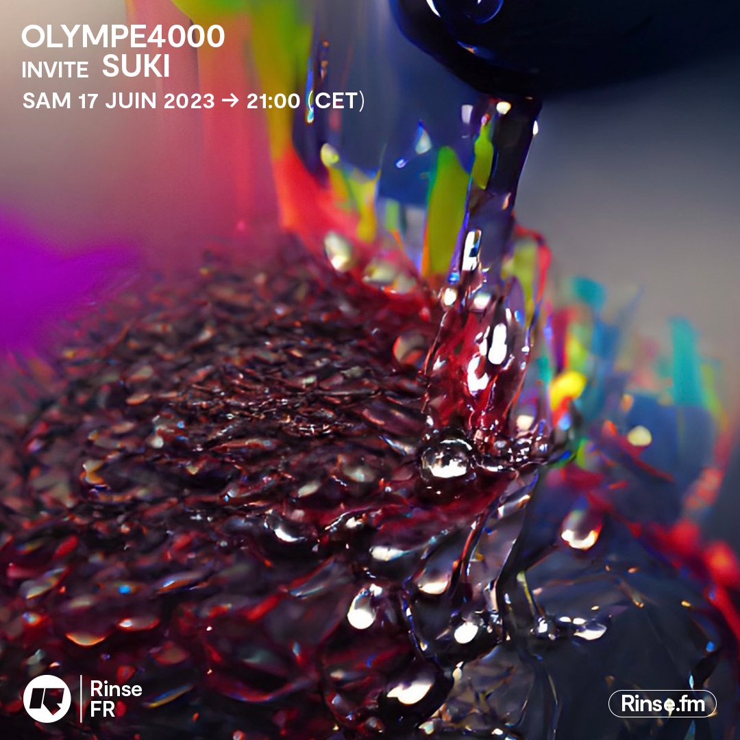 Il est 21h !

Vous êtes avec #Olympe4000 qui invite #Suki !

🎶
rinse.fr/podcasts/
