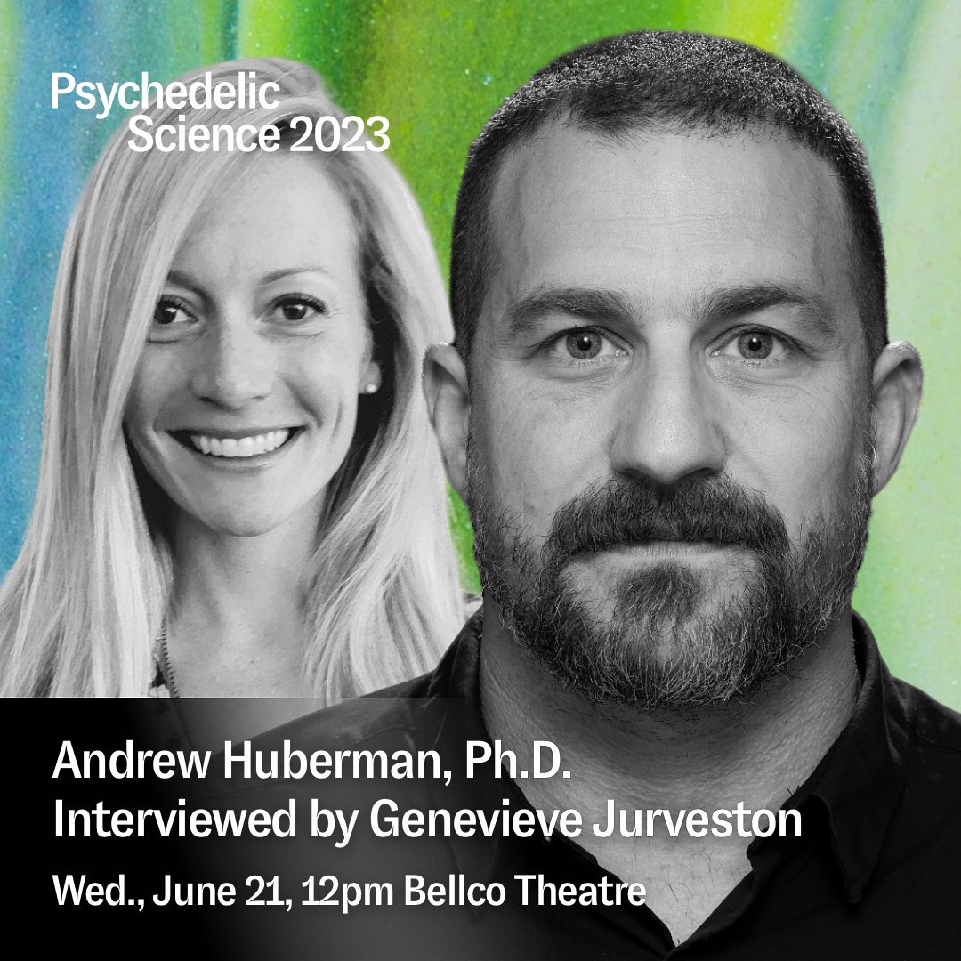 Honored to be interviewing the extraordinary @hubermanlab at the largest psychedelic science gathering ever: @MAPS #PS2023. The conference agenda is AMAZING & includes most of my heroes in the field. Hope to see you at this historic event! Go MAPS, go!